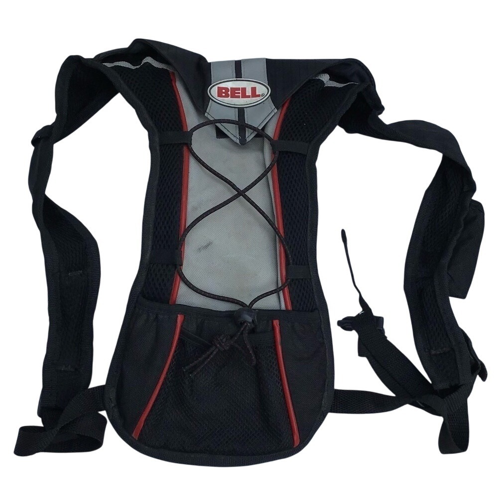 Bell Hydration Pack Cycling Hiking Backpack Black‎ Gray Red Adjustable Straps